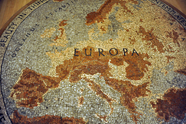 Mosaic map of Europe