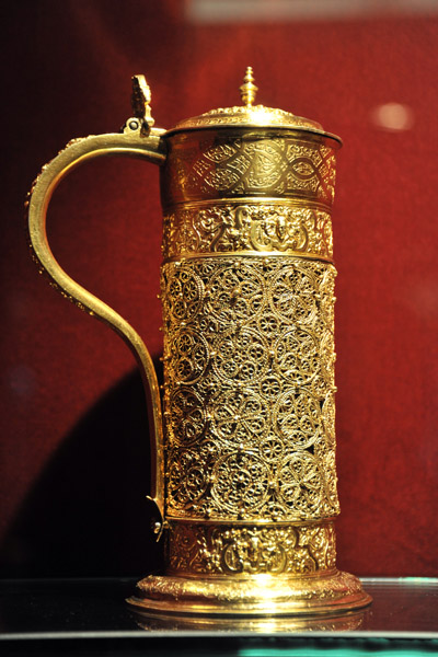 Tankard and Cover with the mark of Ulrich Schnmacher, Augsburg ca 1560