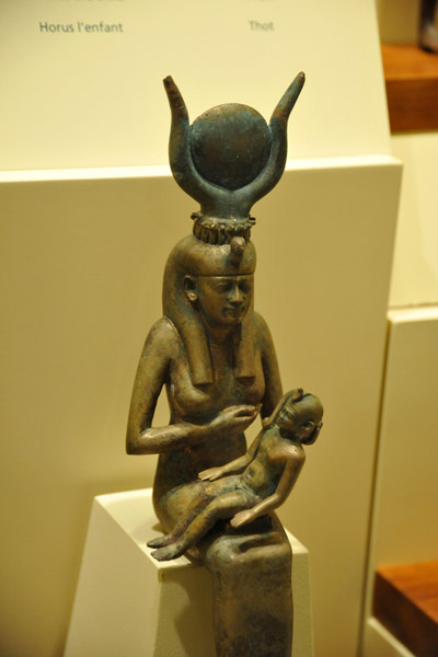 Isis nursing the infant Horus