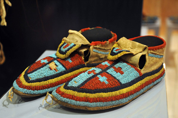 Ceremonial moccasins of Sitting Bull ca 1879