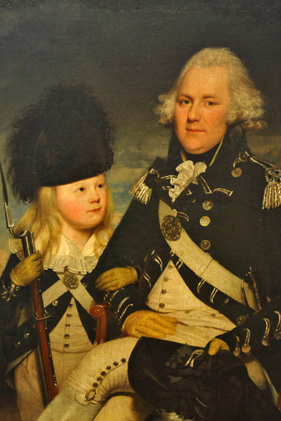 William Jarvis with his son Samuel Peters Jarvis I, James Earl ca 1791