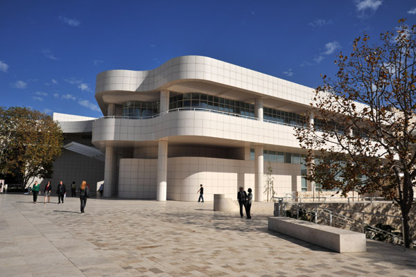 The J. Paul Getty Museum entrance hall