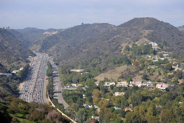 San Diego Freeway (I-405) from the Getty Center