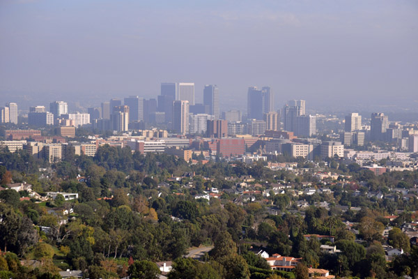 Century City, California, from the Getty Center