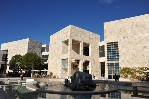 East Pavilion and Plaza,  J. Paul Getty Museum