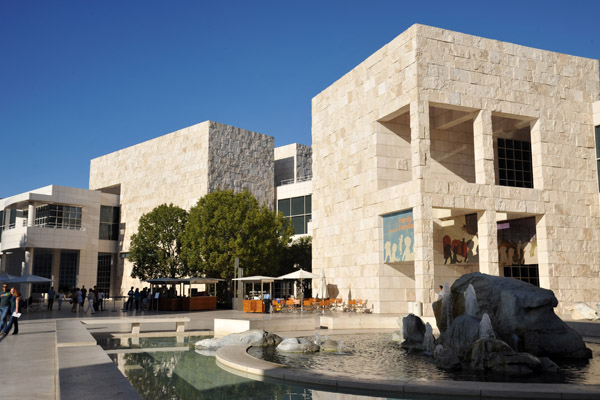 East Pavilion and Plaza,  J. Paul Getty Museum