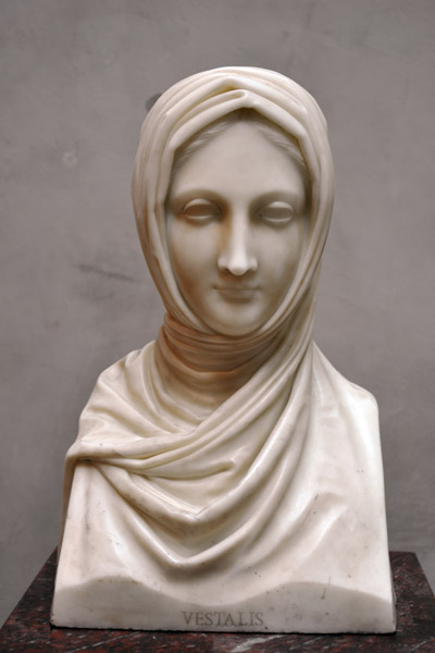 Herm of a Vestal Virgin, Antonio Canova, 1821-22