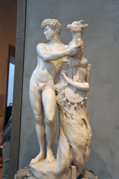 Faun Holding a Goat, Jacques-François-Joseph Saly, 1751