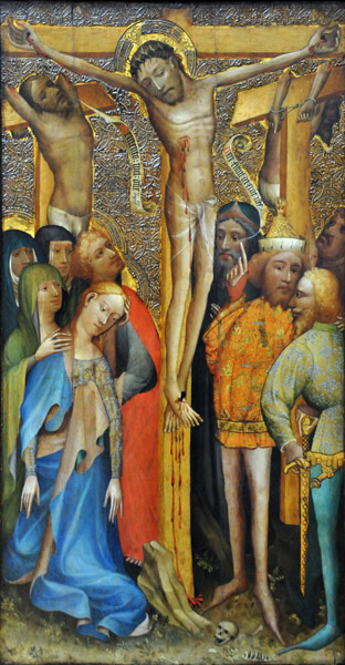 The Crucifixion by a Westphalian Master active in England ca 1390-1400