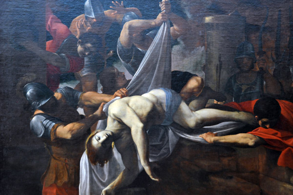 Saint Sebastian Thrown into the Cloaca Maxima, Lodovico Carracci, 1612