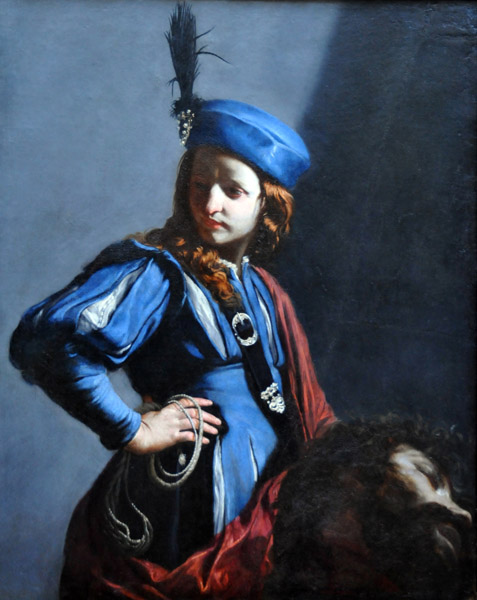 David with the Head of Goliath, Guido Cagnacci ca 1645-1650