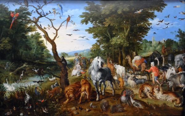 The Entry of the Animals into Noah's Ark, Jan Brueghel the Elder 1613