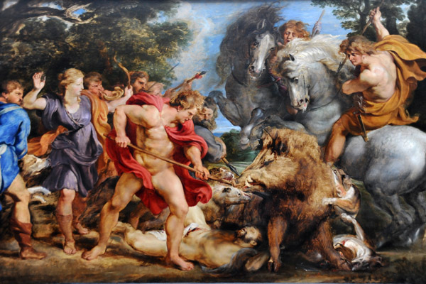 The Calydonian Boar Hunt, Peter Paul Rubens ca 1611-1612