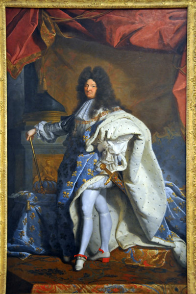 Portrait of Louis XIV after Hyacinthe Rigaud, 1700s