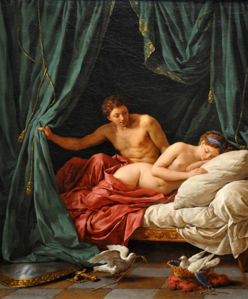 Mars and Venus, an Allegory of Peace, Louis-Jean-Franois Lagrene, 1770