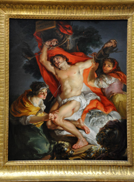 Saint Sebastian Tended by Saint Irene, Vincente Lpez y Portaa, 1798-1800