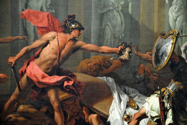 Perseus Confronting Phineus with the Head of Medusa, Sebastiano Ricci, ca 1705-1710