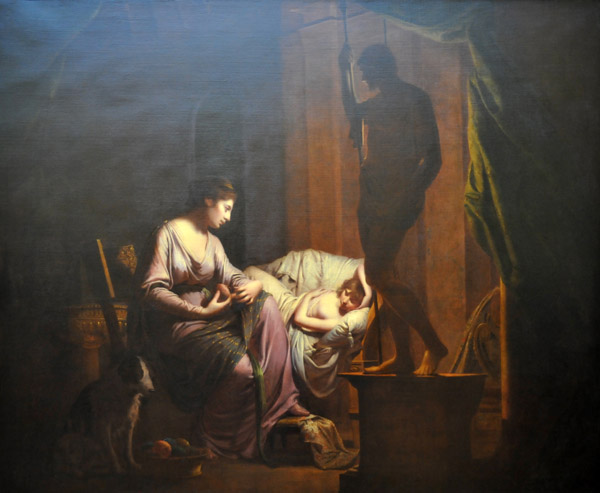 Penelope Unraveling Her Web, Joseph Wright of Derby, 1783-1784