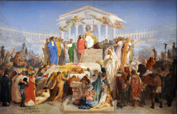 The Age of Augustus, the Birth of Christ, Jean-Lon Grome, ca 1852-1854