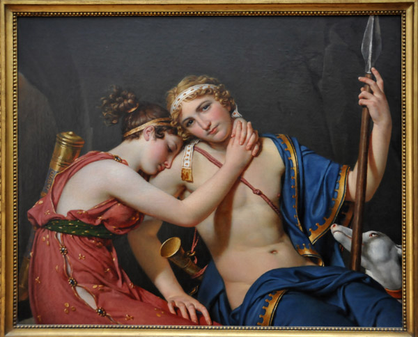 The Farewell of Telemachus and Eucharis, Jacques-Louis David, 1818