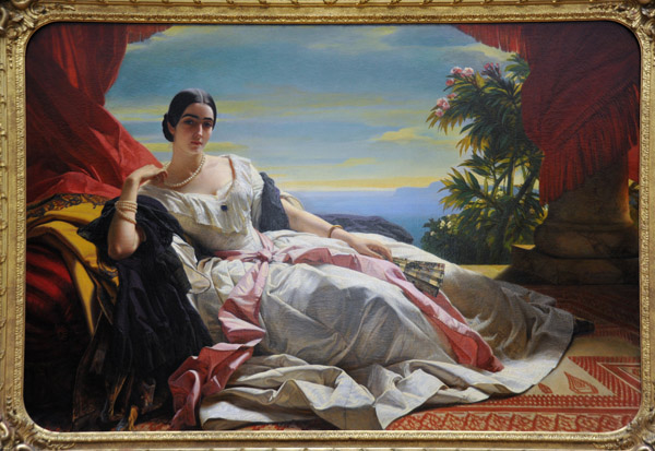 Portrait of Princess Leonilla of Sayn-Wittgenstein-Sayn, Franz Xaver Winterhalter, 1843