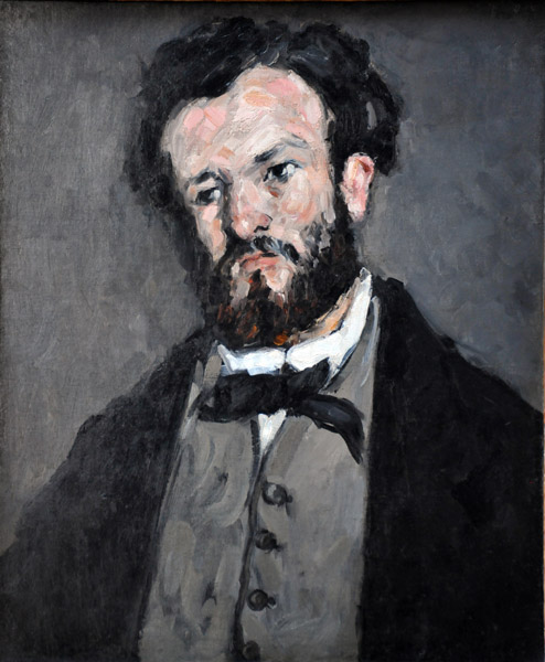 Portrait of Anthony Valabrgue, Paul Czanne, ca 1869-1871