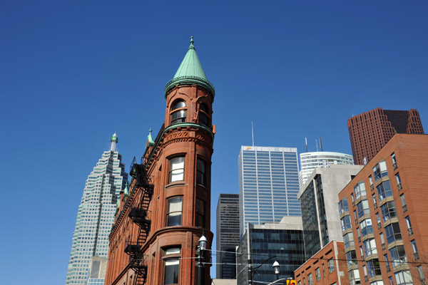 Toronto's Flatiron Building - the Gooderham Building