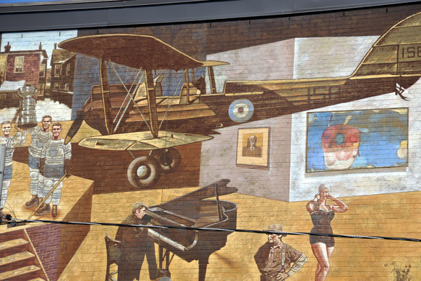 Mural - History As Theatre on the side of the Toronto Sun Building
