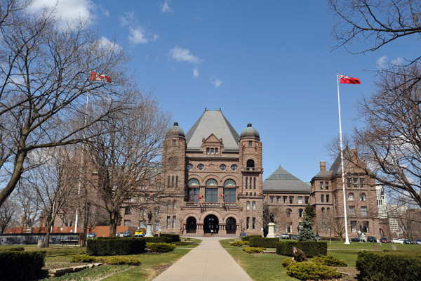 Legislative Assembly of Ontario (Ontario Provincial Parliament), Queen's Park
