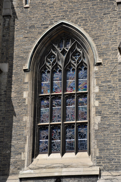 Stained glass window - Soldiers' Tower