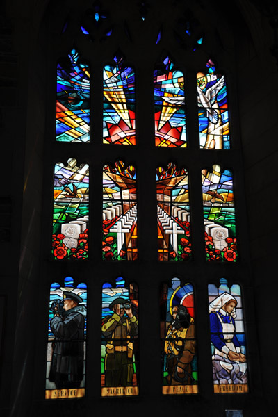 Main Stained Glass Window of Soldiers' Tower