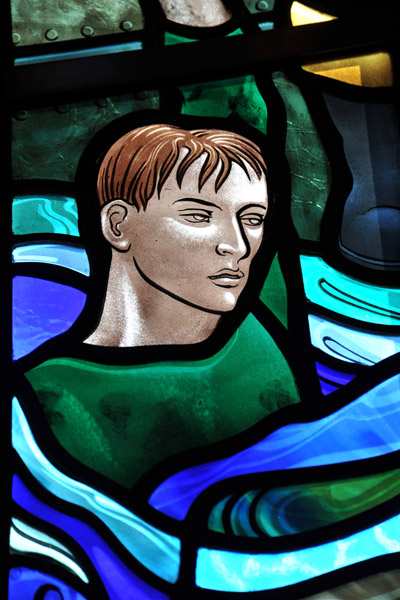 Stained Glass Window detail - Soldiers' Tower