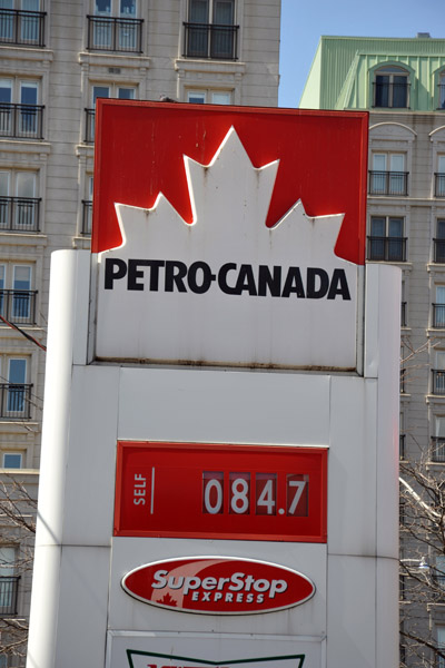 Petro-Canada 84.7 cents/liter ($3.20/gallon)