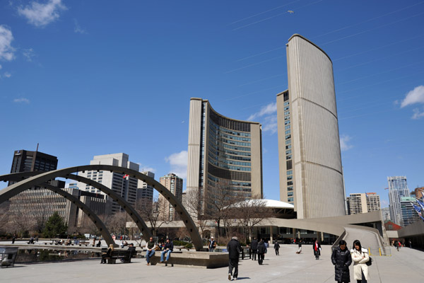 Nathan Philipps Square and the New City Hall, Toronto