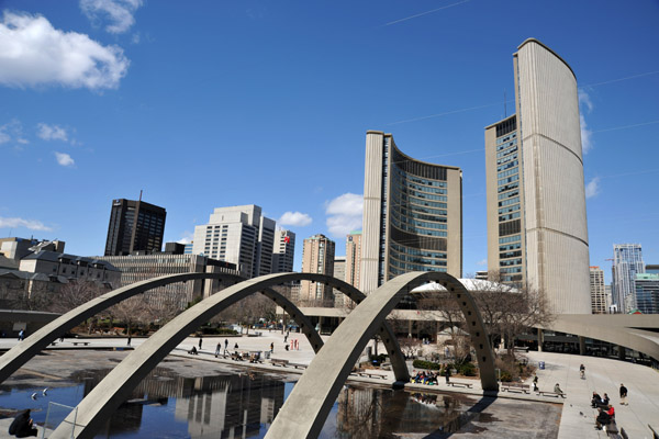 Nathan Philipps Square and the New City Hall, Toronto