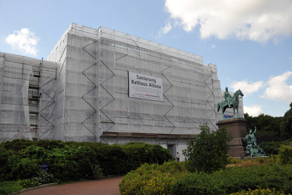Altonaer Rathaus - under renovation, 2009
