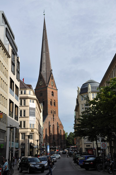 Bergstrae - Petrikirche, Hamburg