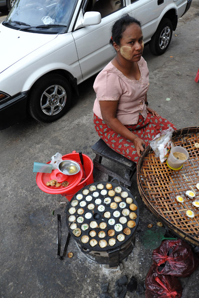 Yangon Street Food - maybe quail's eggs...