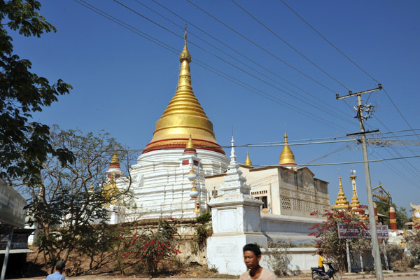 Restored pagoda - Tada-U, Myanmar
