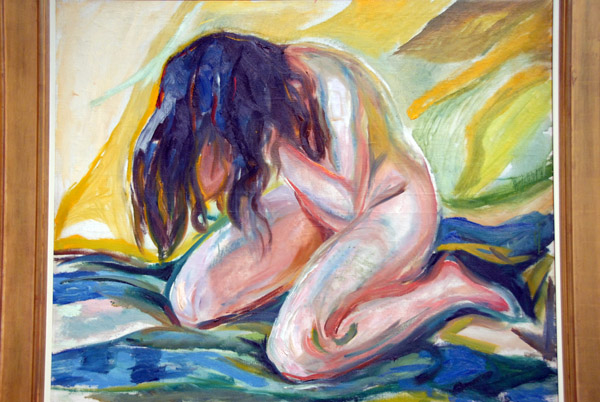 Kneeling Female Nude, 1919, Edvard Munch (1863-1944)