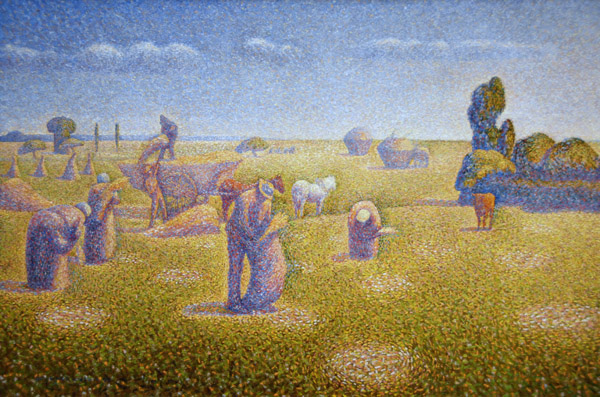 The Harvesters, 1892, Charles Angrand (1854-1926)