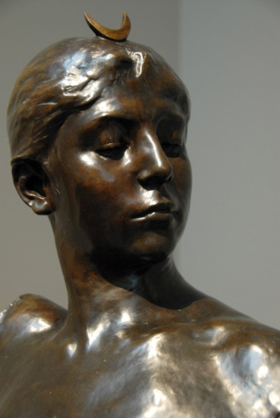 Head of Diana, 1882+, Jean-Alexandre-Joseph Falguire (1831-1890)