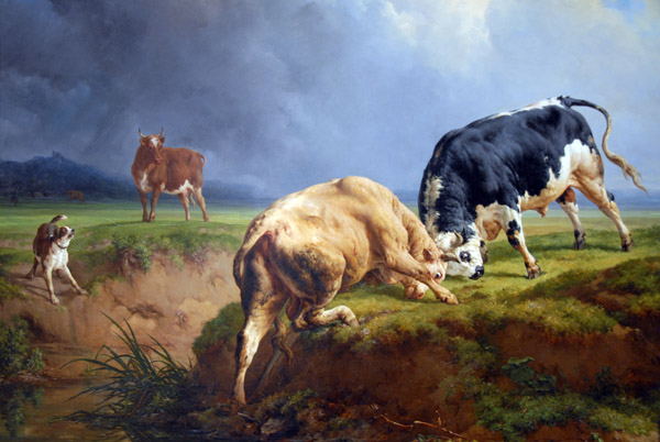 A Bull Fight, 1855, Jacques-Raymond Brascasset (1804-1867)