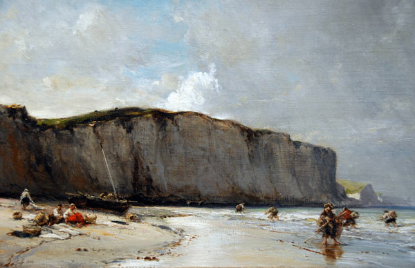 View along the Norman Coast, 1852, Eugne Isabey (1803-1886)