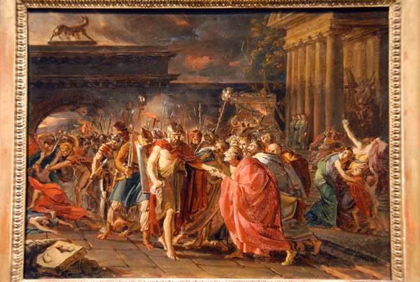 Marius Returning to Rome, 1789, Baron Grard (1770-1837)