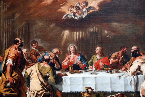 Last Supper, Sebastiano Ricci (1659-1734)