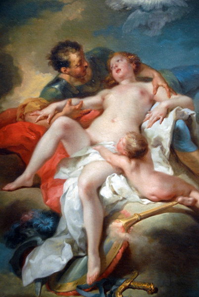 Mars and Venus ca 1726, Carle Van Loo (1705-1765)