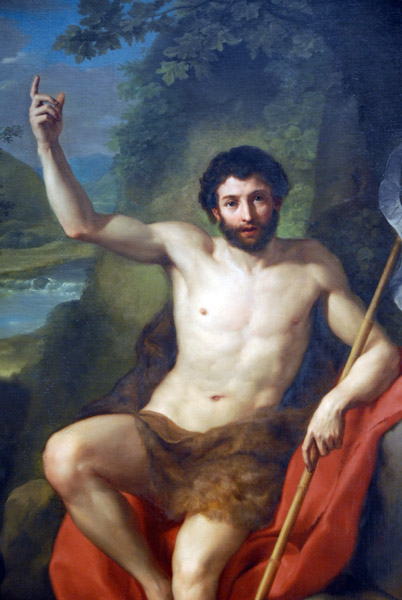 St. John the Baptist Preaching in the Wilderness ca 1761, Anton Raphael Mengs (1728-1779)