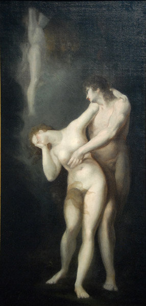 The Dismission of Adam and Eve from Paradise ca 1796, Henry Fuseli (1741-1825)