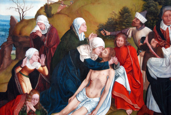 Lamentation ca 1520 attributed to Quentin Massys (1466-1530)